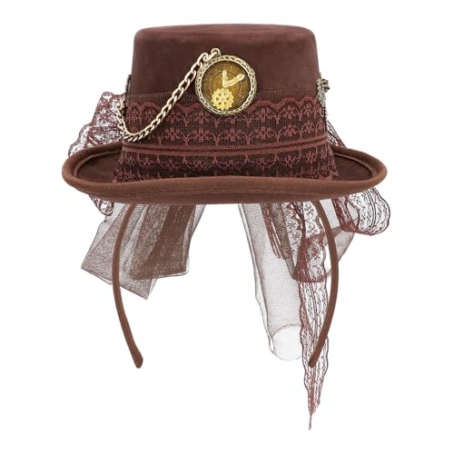Boland - 54577 - Diadema Steampunk con sombrero, tocado para