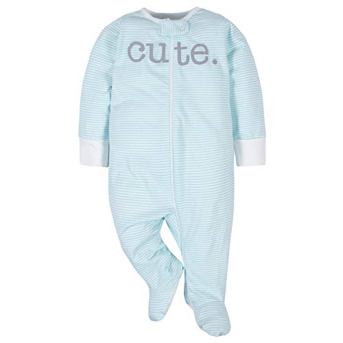 Image of Gerber Baby Boys' 4 Pack Sleep 'N Play Footie