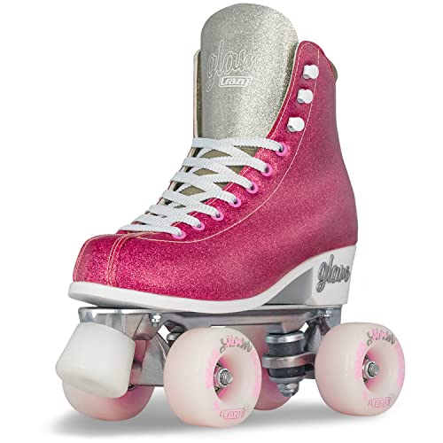 Fantastic Deal! Crazy Skates Glam Roller Skates | Adjustable or Fixed Sizes | Glitter Sparkle Quad S...
