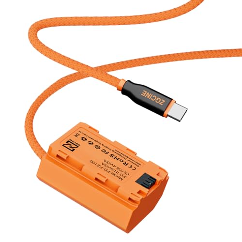 Câble FZ-100 USB-C PD ZGCINE fil tressé pour batterie factice d'appareil photo