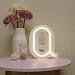 Produktbild GUOCHENG LED-Neon-Buchstabenlichter, Alphabet, beleuchtet Buchstabenschild, Batterie & USB-Stromversorgung, Neon-Lichter für Weihnachten, Hochzeit, Zuhause, Party, Dekoration Q