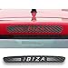 Lfldmj Para Seat FR Leon Ibiza Cupra 2009-2014, Car Styling Black Carbon Fiber High Brake Light Stickers Stickers Decal Accessories