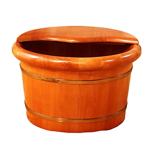 Spa de pies de madera maciza para adultos