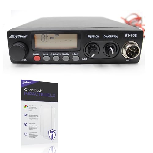 BoxWave Screen Protector Compatible with Anytone AT-708 - ClearTouch ImpactShield (2-Pack), Impenetrable Screen Protector Flexible Film