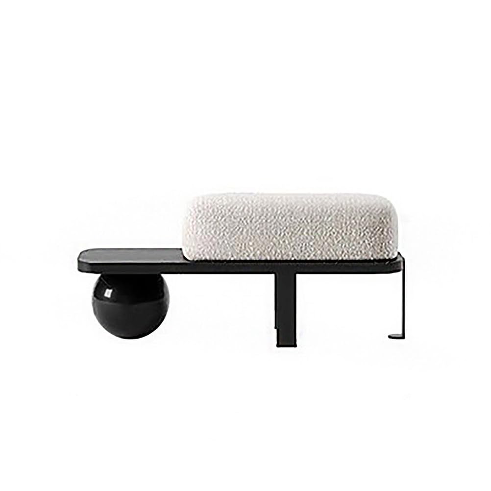 TY&WJ Nordic Banco para Zapatos Dormitorio,Taburete Reposapiés Rectangular con Patas De Madera Banco Reposapiés para Dormitorio Salón O Dormitorio,A,100x35x45cm(39x14x18inch)
