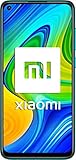 Xiaomi Redmi Note 9 - Smartphone con Pantalla FHD+ de 6.53" DotDisplay (4 GB+128 GB, Cámara cuádruple de 48 MP con IA, MediaTek Helio G85, Batería de 5020 mAh, 18 W de Carga rápida), Verde, V Española