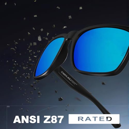Image of MAXJULI XL Z87 Sunglasses for Big Wide Heads Men TR90 Ultralight UV400 Protection Sun Glasses Z8244