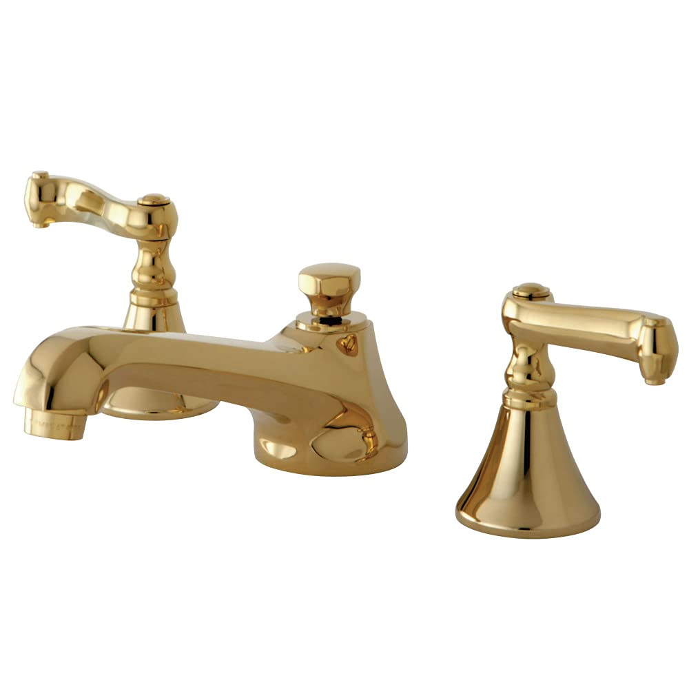 Robinet de toilette large Kingston KS4472FL mitigeur mélangeur trois trous laiton