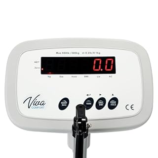 VivaComfort Digital Medical Scale for Body Weight, 660 LBs Weight Capacity Digital Medical Grade Doctor Scale, Professional Height and Weight Physician Scale