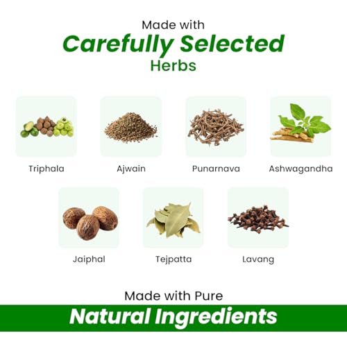 Image of Sheopals Curtail Ayurvedic Capsules for Healthy Weight Management | Herbal Formula with Triphala, Ajwain, Punarnava, Ashwagandha, Jaiphal, Tejpatta & Lavang | Digestive & Metabolism Support | 60 Capsules