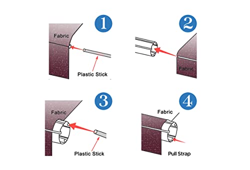 SunWave RV Awning Fabric Replacement | Premium Vinyl Canopy - Burgundy Fade (19') by SunWave - Used condition - Image 4