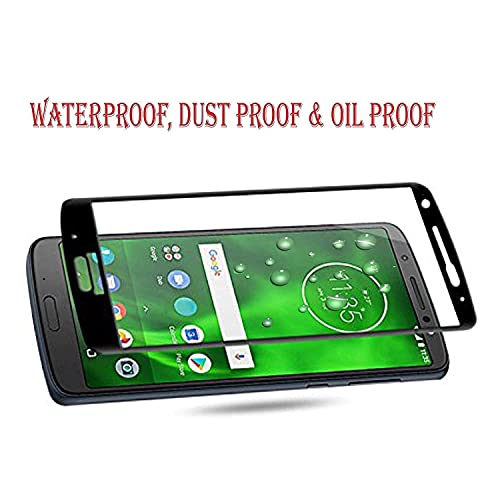 Image of NISHTECH Tempered Glass Screen Protector Compatible for Moto G6 Plus (5.9 Inch) with Edge to Edge coverage and Easy Installation kit
