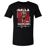 500 LEVEL Kayla Harrison UFC Shirt - Kayla Harrison Pose WHT (Black, Large)