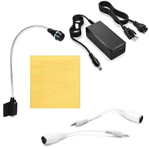 Arturia Microfreak Vocoder Bundle Hybrid Paraphonic Synthesizer Black 25-Key + Vocoder Mic, Pig Hog Midi Cable, Power Adapter, Midi Adapters & Liquid Audio Polishing Cloth #TOP4