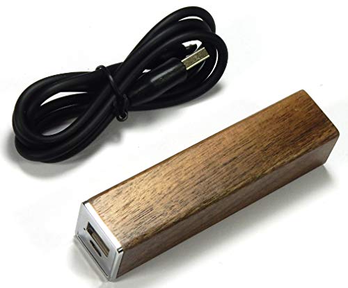 Bois & Mots Batterie Externe en Noyer - Power Charger Cover