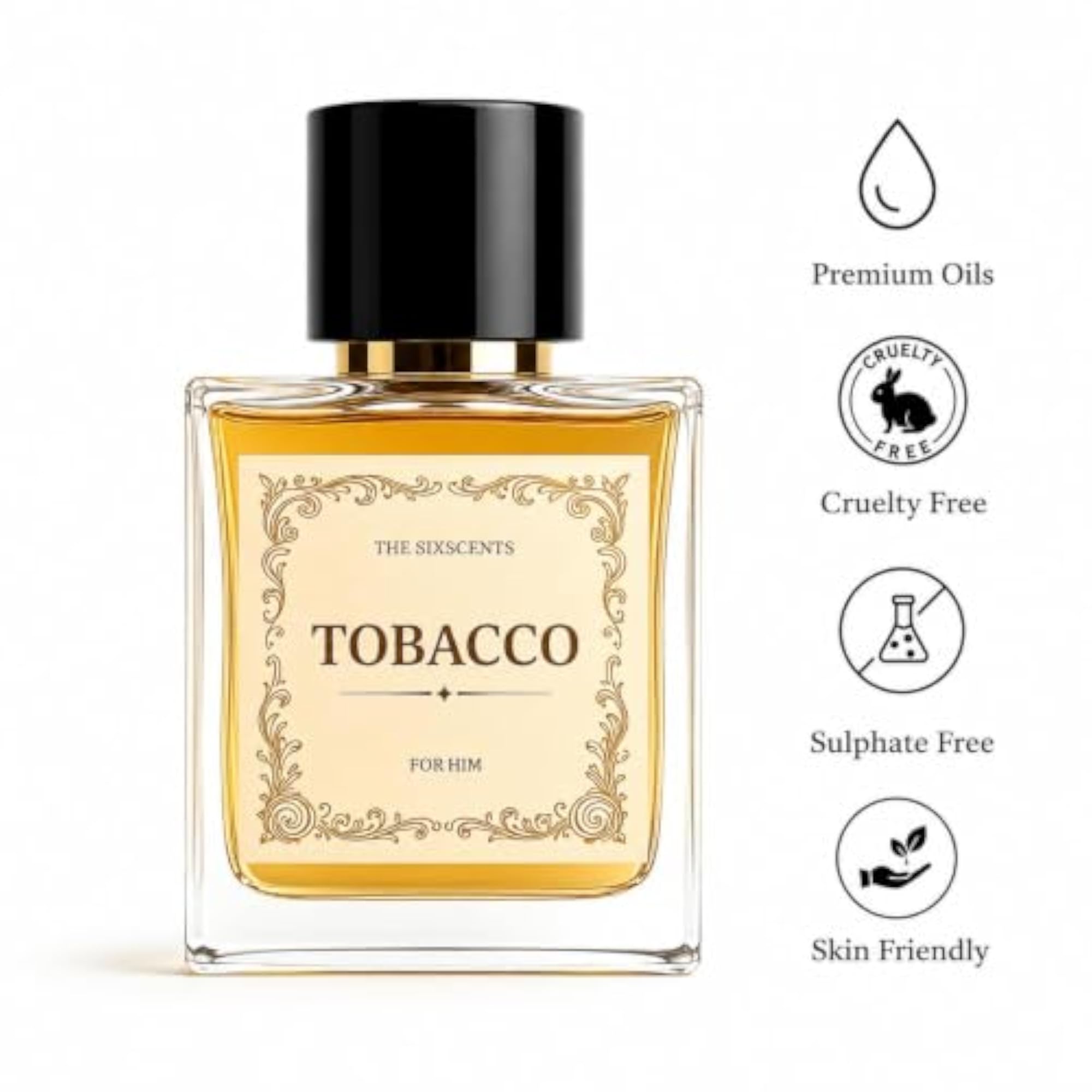 Tobacco For Him Eau De Parfum, Long Lasting Luxury Scent