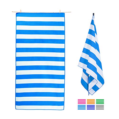 Plazenzon Microfiber Beach Towel Oversized Travel Towel (Large 63x35), Quick Dry Towel