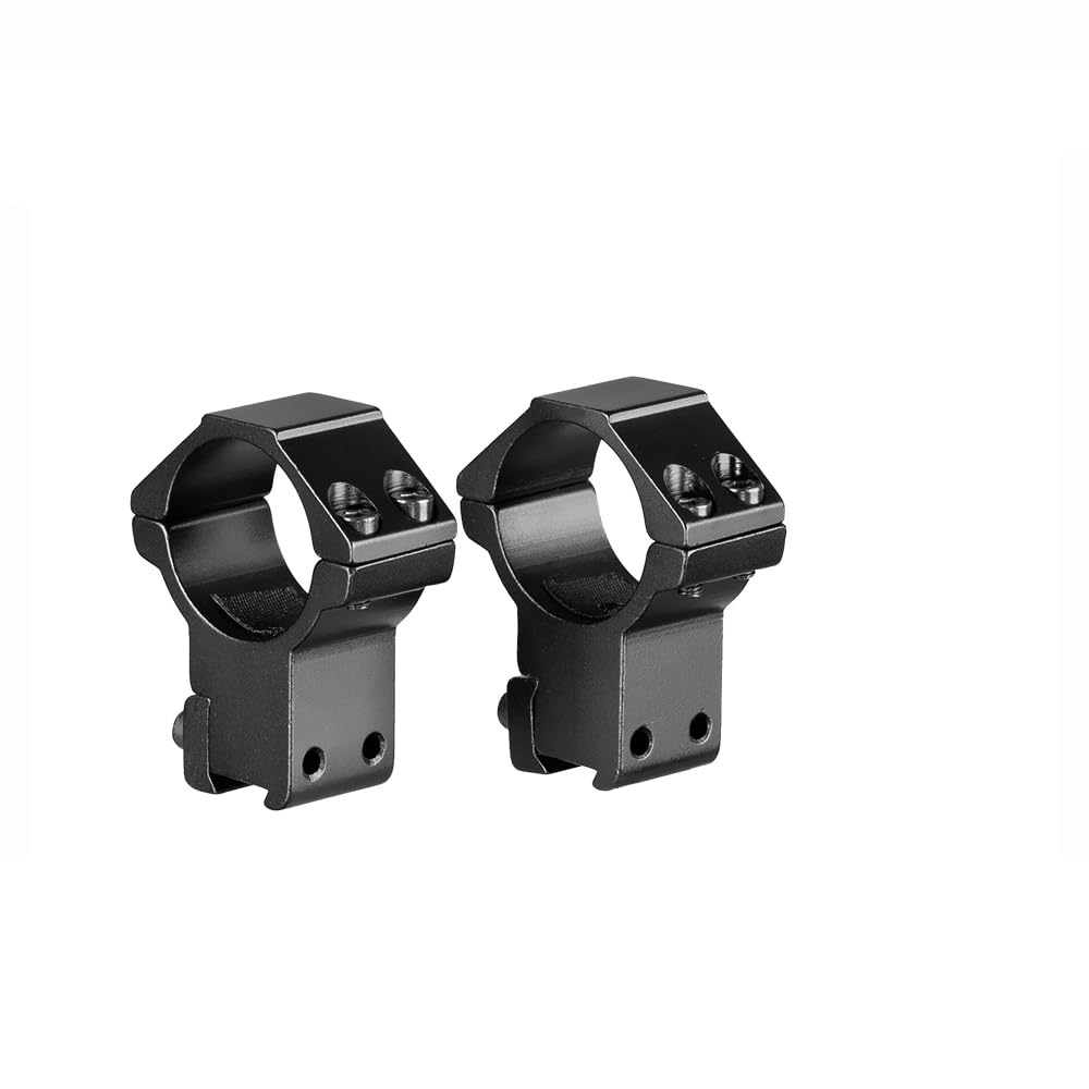 1" or 30mm Dovetail Scope Mount Rings High Low Profile for 11mm or 20mm Dovetail Picatinny 1 Pair (black-30mm-high Narrow)