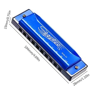 BasskBeauty Harmonica Clé De Do 10 Trous 20 Tons avec ÉTuis pour Joueur Professionnel ÉTudiants DéButants Instruments De Musique Jouets Cadeaux Instrument De Musique Harmonica - Les Beatles, Paul McCartney, John Lennon, RIngo Starr, George Harrison BasskBeauty Harmonica Clé De Do 10 Trous 20 Tons avec ÉTuis pour Joueur Professionnel ÉTudiants DéButants Instruments De Musique Jouets Cadeaux Instrument De Musique Harmonica – Image 3