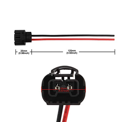 Conector hembra TOMALL 5202 PS24W H16 miniatura 2