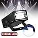 ENUOLI Mini LED Strobe Light White Color with 24 Super Bright LED Variable Speed Control for Christmas Clubs Stage Light Effect DJ Disco Bars Parties Halloween (White Color)