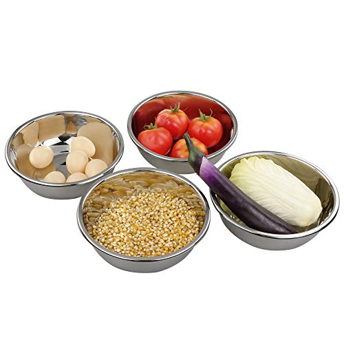 Set 4 Tazones de Acero Inoxidable 18/10 para Cocina miniatura 5
