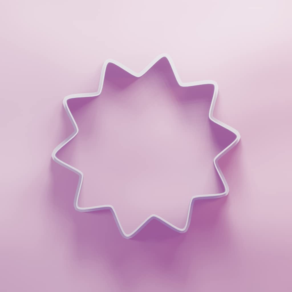 Sun Shape Cookie Cutter - 3 Sizes, White, 7cm - Image 3