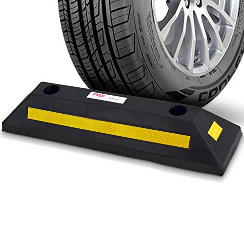 Pyle Curb Garage Vehicle Floor Stopper for Parking Safety 1PC Heavy Duty…