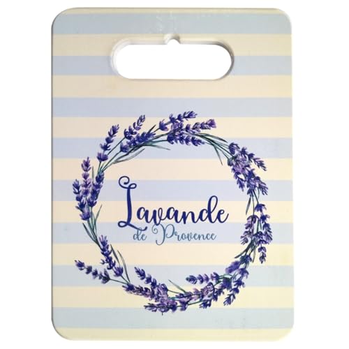 Planches à découper motif lavande : idée cadeau déco de table provençale en céramique