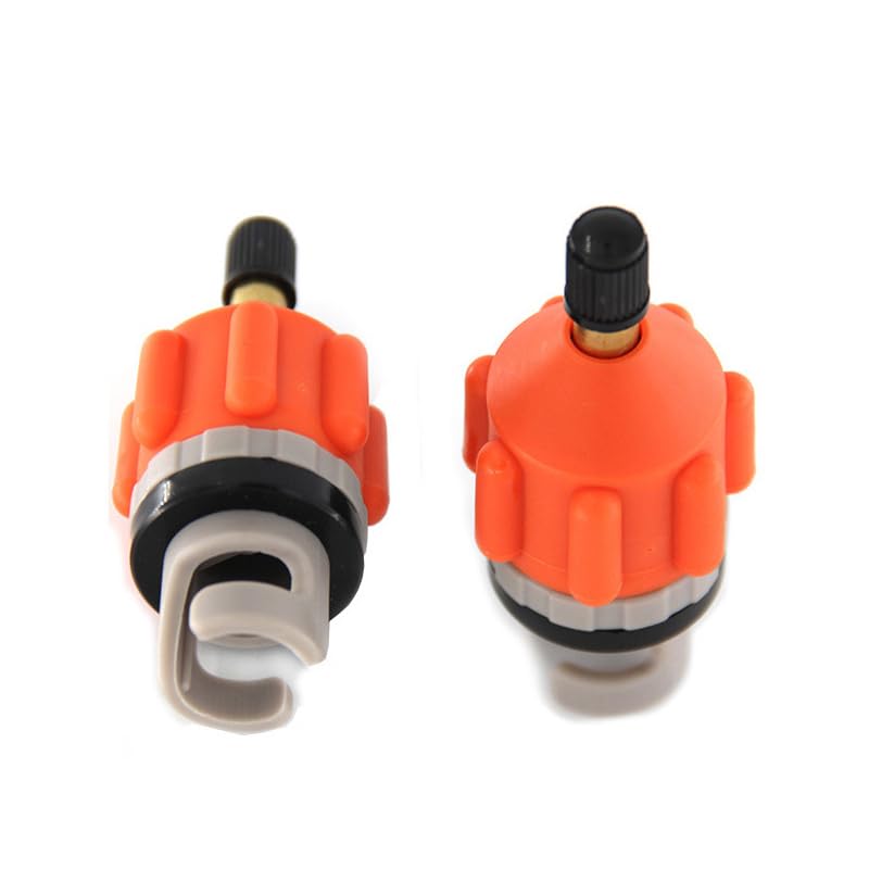 SIGANDG 2 Adaptateurs De Valve Pour Kayak Gonflable - Pompe à Pied Ou Électrique - Compatible H-R - Plastique Résistant