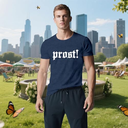 Oktoberfest Shirt Men German Prost-Letter Printing T-Shirts Bavarian Themed Tee Tops3