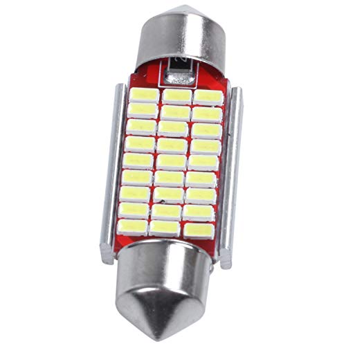 Auracure 2Pcs C5W C10W 36Mm 3014 27Smd Ampoule Interieur De Voiture Canbus LED De Feston Lampe De Plaque D'Immatriculation 12V Cover