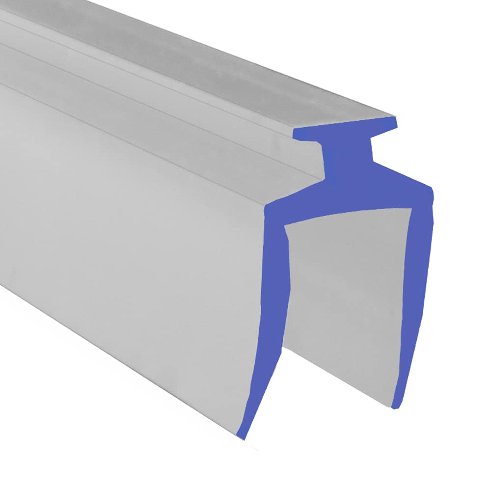 Soft Flexible Rubber Shower Seal | for Bi Folding Doors & Shower Screens | Fits Into Channel | BIF066 (2 Metres)