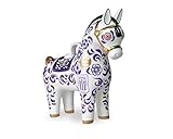 Potrillo de Pucará Blanquimorado - Club Alianza Lima (32 cm de altura) - hecho a mano en Perú