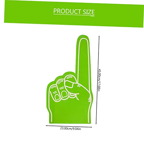 Toddmomy 3 peças de espuma berços de dedo luvas de mão de espuma EVA mini ventiladores portáteis We