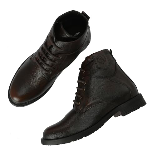 Image of GALEX Leather Boots for Men | Trendy, Stylish & Casual Boots