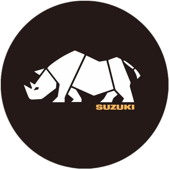 Spare Tire Wheel Cover for Suzuki Jimny 2012-2017, Wheel Cover Tire Cover Spare Tire Cover Tyre Vehicle Tire Protection Automotive Storage Accessories,B-15in