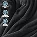Bare Home Fleece Blanket - King Size - Ultra-Soft Lightweight for Bed, Sofa, and Couch - Luxury Microplush - Cozy Warm Blanket (King, Black)