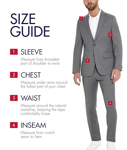 Image of Tommy Hilfiger TH Flex Modern Fit Suit Separates