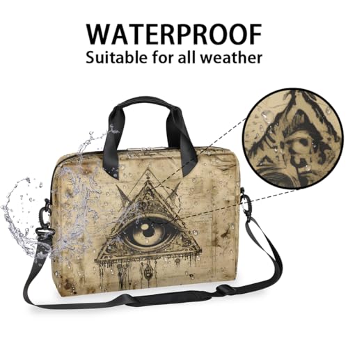 Bolso para portátil unisex 15.6-16 pulgadas vintage resistente al agua miniatura 3