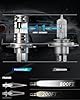 FRANXI H4 Bulbs, 9003/HB2 Fog Light Bulbs, Super Bright 6000K Cool White, 1:1 Size Design with Cooling Fan, Plug and Play, Pack of 2 #4