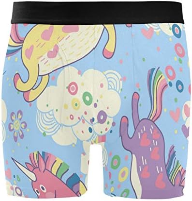 Amazon ボクサーブリーフ かわいい ユニコーン ボクサーパンツ メンズ 大きいサイズ 下着 吸水速乾 前開き ボタンなし バレない ちょい漏れ防止 抗菌消臭 ボタンなし 無地 S Xl ２枚組 ボクサー 通販