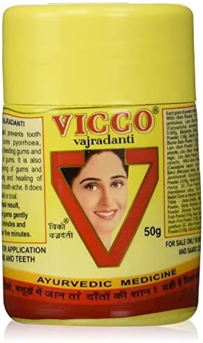 Vicco Vajradanti Ayurvedic Tooth Powder 50 grams