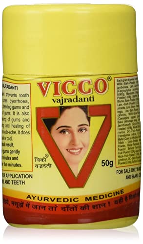 Vicco Vajradanti Ayurvedic Tooth Powder 50 grams