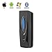 Produktbild Bluetooth Wireless Barcode Scanner 1D 2D QR Daten Mini Bar Code Reader Gut in 1D Motor & Decoder unterstützt Windows, Android, iOS und Mac (schwarz)