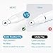 MEKO 1.6mm Fine Tip Active Digital Stylus Pen with Universal Fiber Tip 2-in-1 for Drawing and Handwriting Compatible with Apple Pen iPad iPhone and Andriod Touchscreen Cellphones, Tablets-White