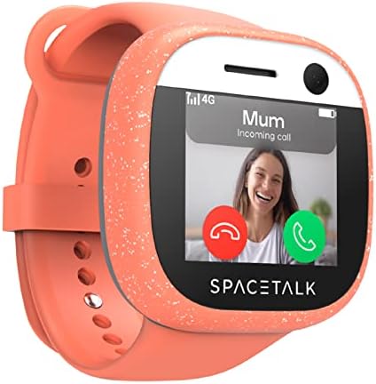 Kids Smart Watch Phone & Kids GPS Tracker - Spacetalk Adventurer 4G Kids Phone Watch with 4G Calls, SOS Alert, 5MP Camera, Safe Contacts List, SMS Text & Chats, School Mode, Boys Girls Age 5 - 12