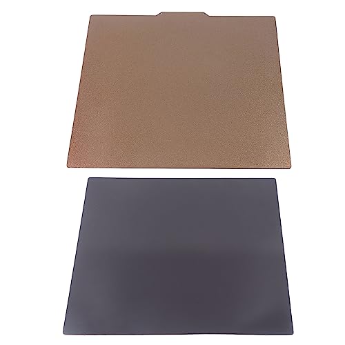 Pei Steel Plate Double Sided Magnetic Build Plate 305x305mm Strong Adhesion Easy Demoulding 3D Printer Accessory for Vor