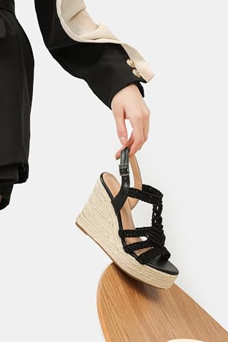 Image of Espadrille Wedge Sandals for Women Platforms & Wedges