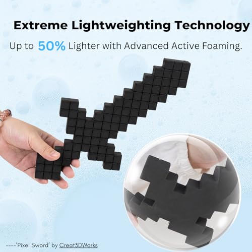 Image of Siraya Tech Rebound PEBA Air - Active Foaming 3D Filament, Black, 800g | High-Rebound, Adjustable Hardness 70A-95A, Ultra-Lightweight, for Sports Gear, Drones & Resilient Prototypes